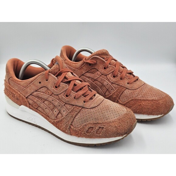Asics Gel Lyte iii Shoes Spice Route Brown Men\'s Size 9 Casual Walking Suede